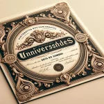 Um adiploma de formatura elaborado, com um design clássico e elegante. O diploma deve ter uma borda dourada ornamentada, com detalhes intrincados em ca (1)